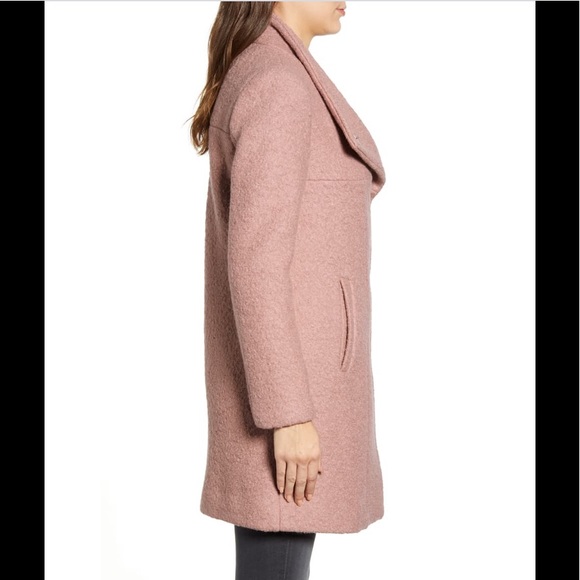 NWT,Kenneth Cole Wool Blend Bouclé Coat,blush - Picture 4 of 16